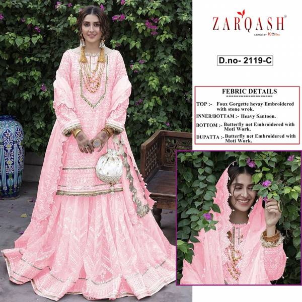 Zarqash Ramsha Hits 7 Heavy Wedding Wear Embroidery Pakistani Salwar Kameez Collection
